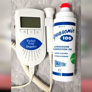 Fetal Baby Heart Monitor with gel.